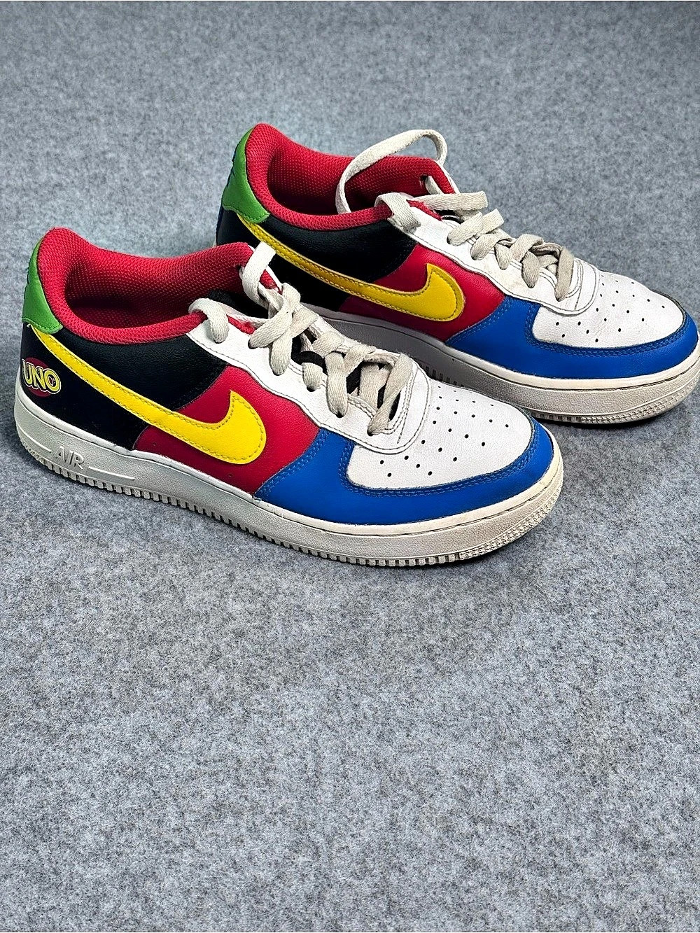 Nike Air Force 1 Color Block Sneakers US 6.5Y